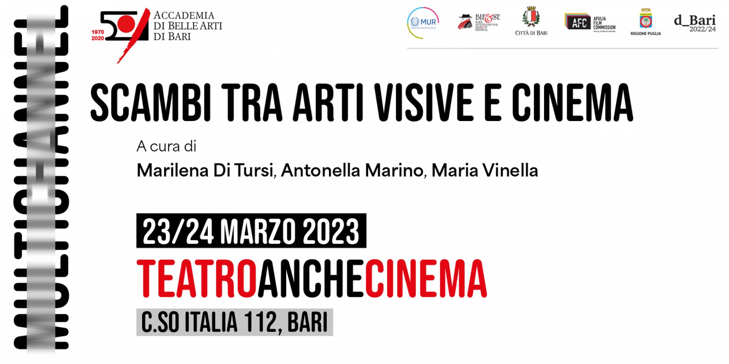 Multichannel: scambi tra Arti Visive e Cinema