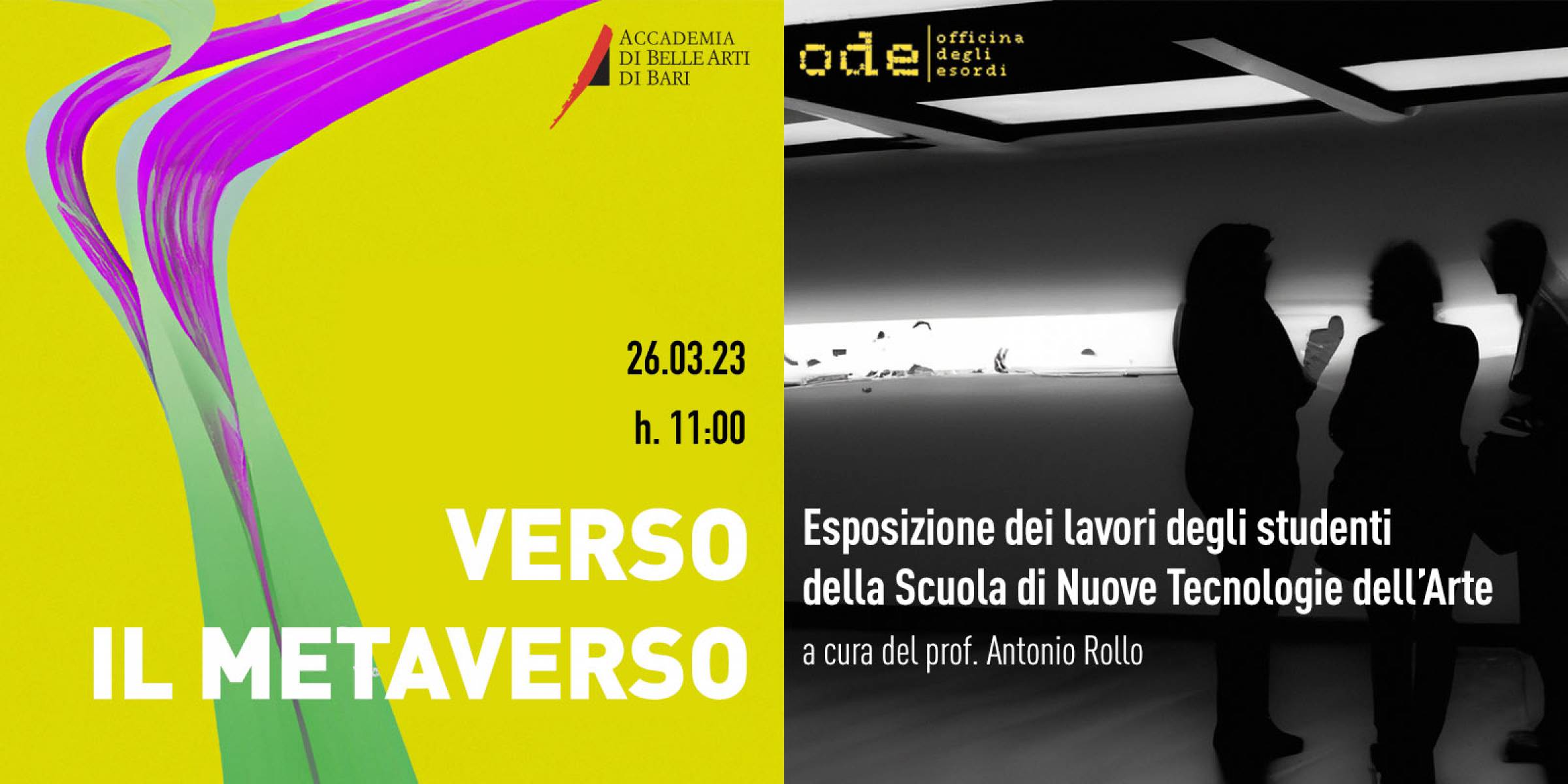 Verso il Metaverso - Esposizione dei lavori degli studenti di NTA