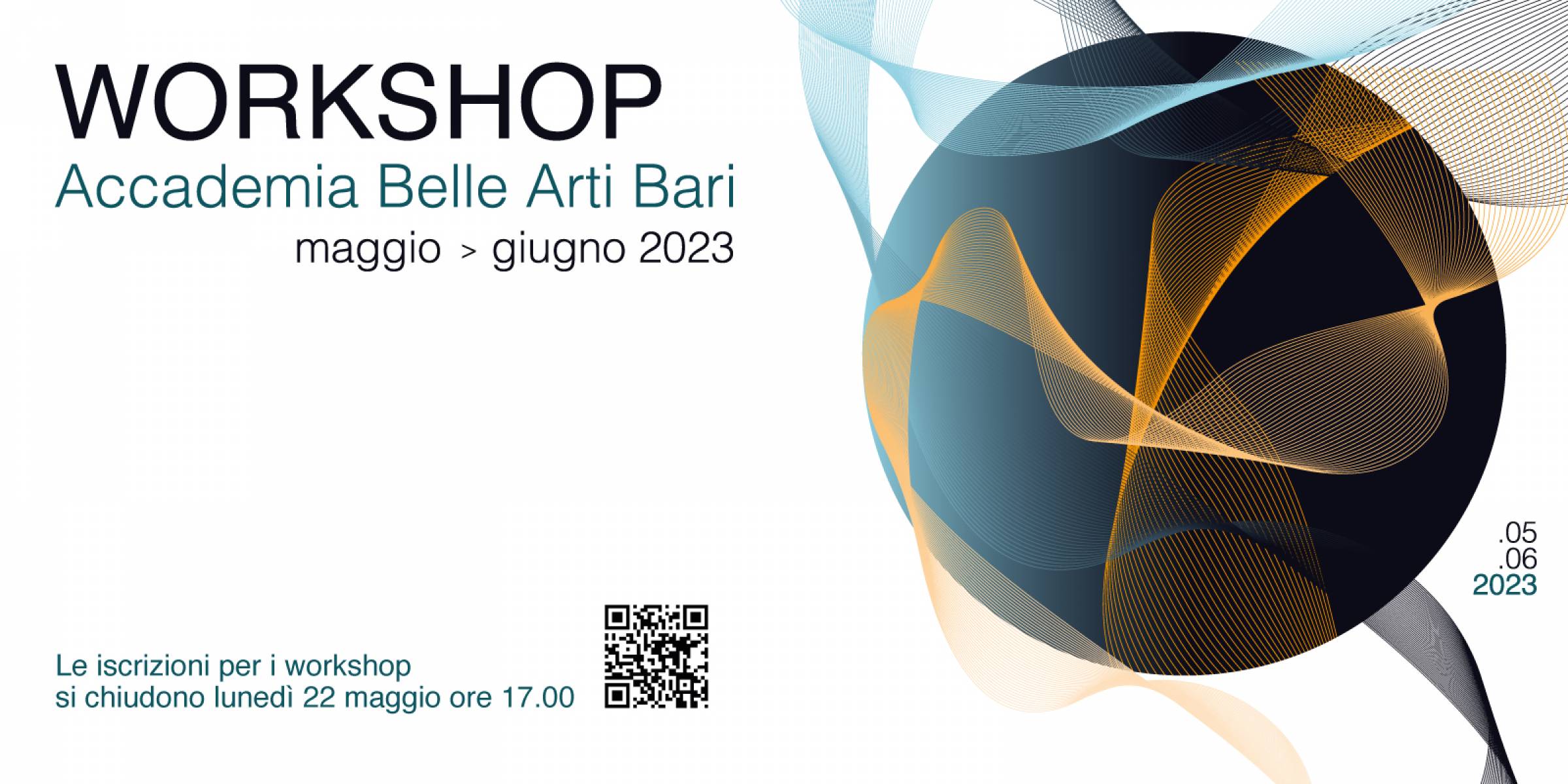 Giornate dei Workshop Maggio/Giugno 2023 - Aperte le iscrizioni -