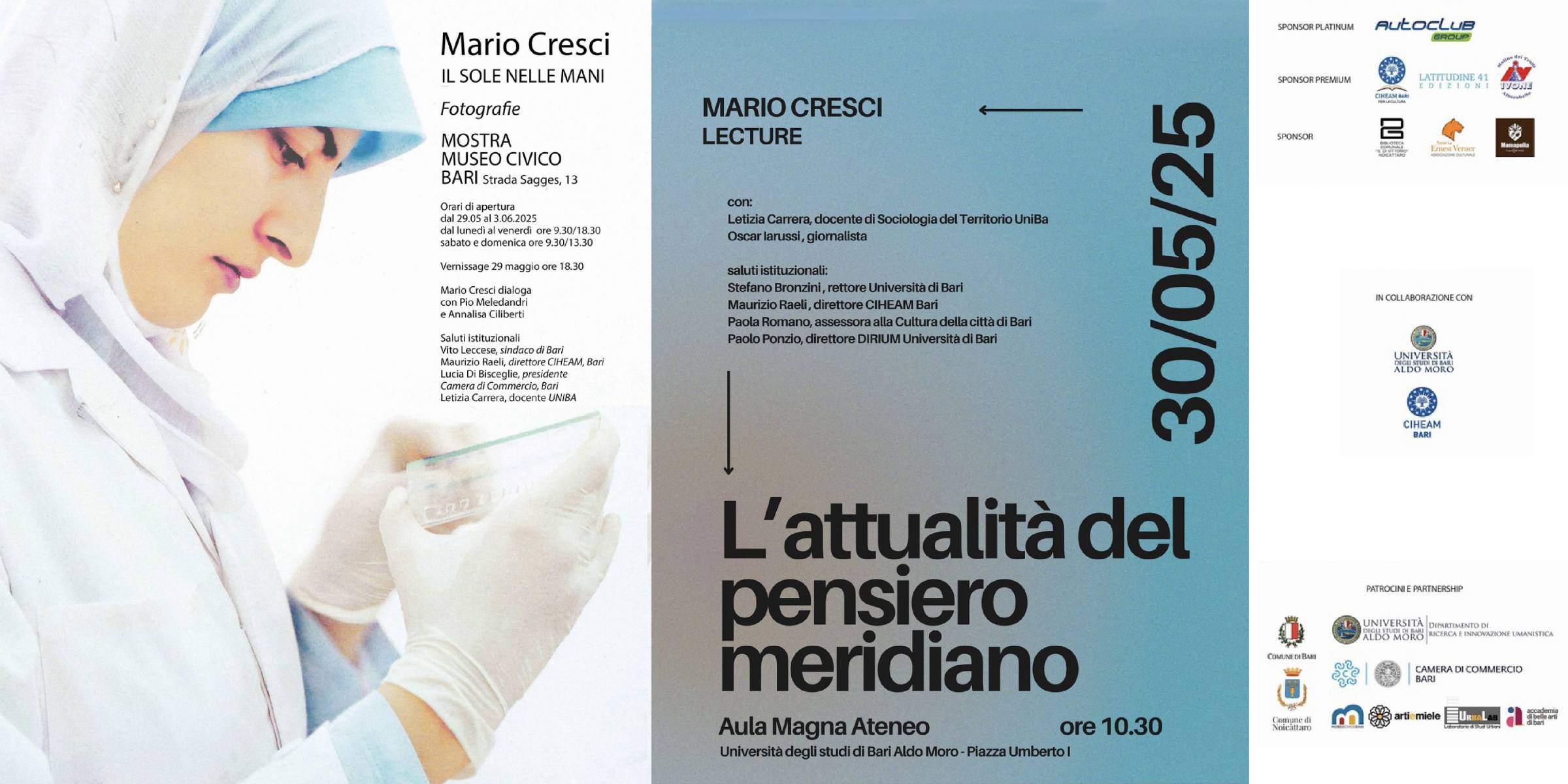 L'attualità del pensiero meridiano - Mario Cresci 
