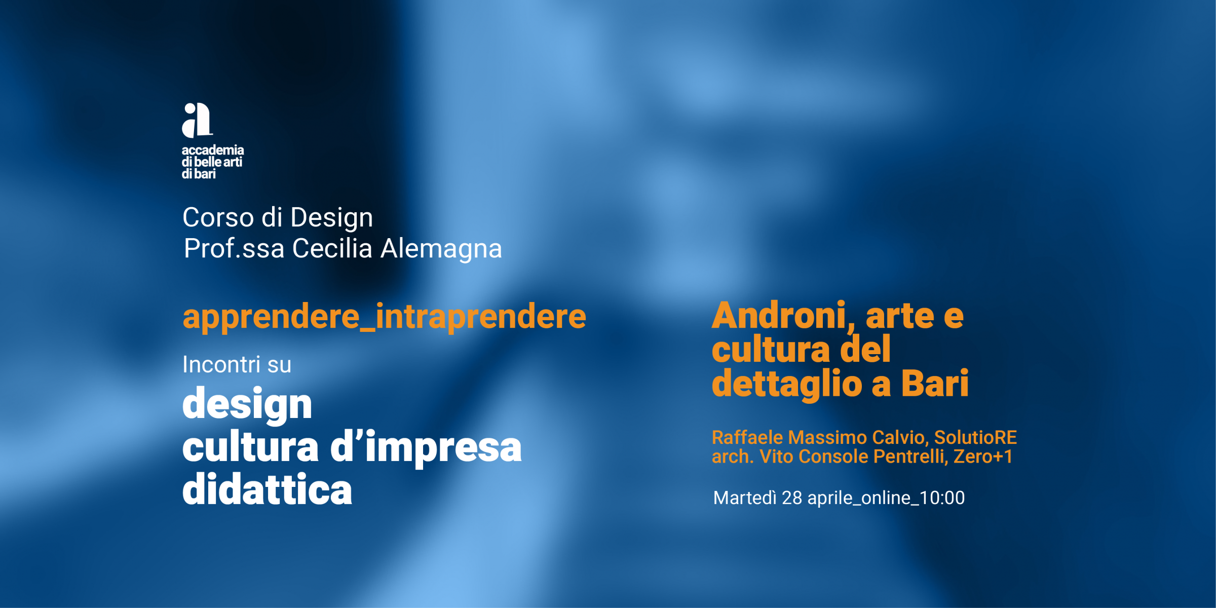 apprendere_intraprendere | Incontri su design, cultura d'impresa e didattica 