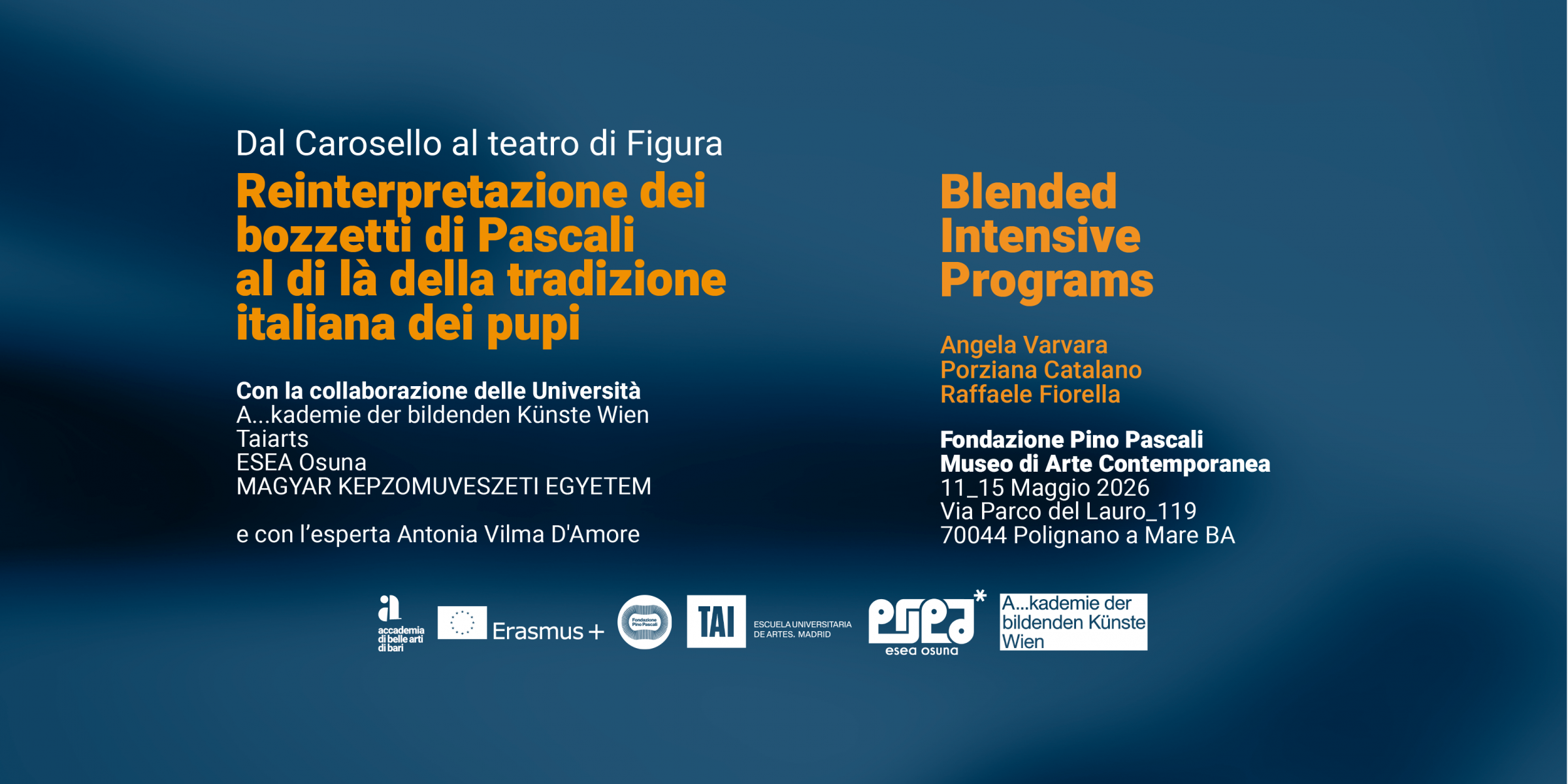 ‘Dal Carosello al teatro di Figura – reinterpretazione dei bozzetti di Pascali al di là della tradizione italiana dei pupi’ 